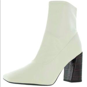 Gorgeous Franco Sarto block-heeled, short boots - like new